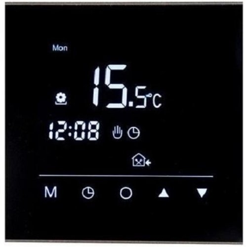 Терморегулятор сенсорный Rexant R300B 3,6кВт 16А черный фото Терморегулятор сенсорный Rexant R300B 3,6кВт 16А черный картинка